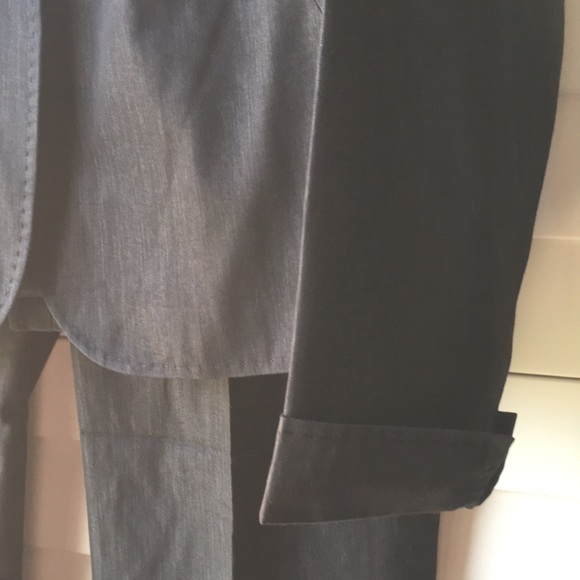 Calvin Klein charcoal gray black womens pant suit - Picture 7 of 8
